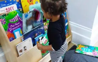 Book shelf and child led activities Book shelf and child led activities